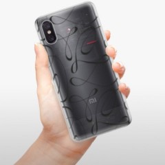 Odolné silikonové pouzdro iSaprio - Fancy - black - Xiaomi Mi 8 Pro