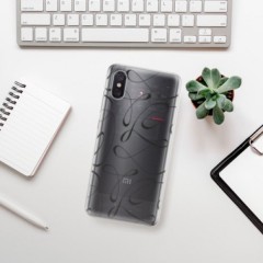 Odolné silikonové pouzdro iSaprio - Fancy - black - Xiaomi Mi 8 Pro