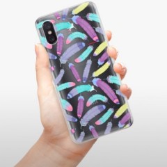 Odolné silikonové pouzdro iSaprio - Feather Pattern 01 - Xiaomi Mi 8 Pro