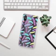 Odolné silikonové pouzdro iSaprio - Feather Pattern 01 - Xiaomi Mi 8 Pro