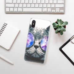 Odolné silikonové pouzdro iSaprio - Galaxy Cat - Xiaomi Mi 8 Pro