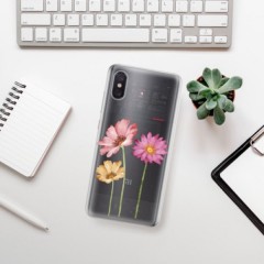 Odolné silikonové pouzdro iSaprio - Three Flowers - Xiaomi Mi 8 Pro