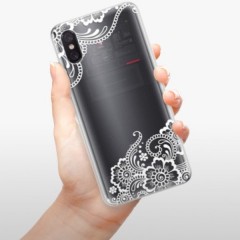 Odolné silikonové pouzdro iSaprio - White Lace 02 - Xiaomi Mi 8 Pro