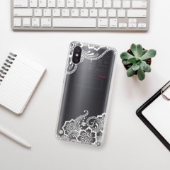 Odolné silikonové pouzdro iSaprio - White Lace 02 - Xiaomi Mi 8 Pro