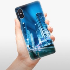 Odolné silikonové pouzdro iSaprio - Night City Blue - Xiaomi Mi 8 Pro