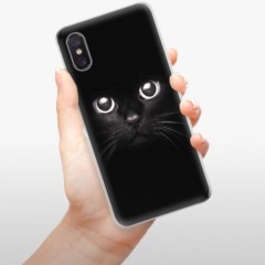 Odolné silikonové pouzdro iSaprio - Black Cat - Xiaomi Mi 8 Pro