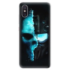 Odolné silikonové pouzdro iSaprio - Roboskull - Xiaomi Mi 8 Pro