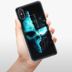 Odolné silikonové pouzdro iSaprio - Roboskull - Xiaomi Mi 8 Pro