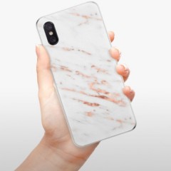 Odolné silikonové pouzdro iSaprio - Rose Gold Marble - Xiaomi Mi 8 Pro