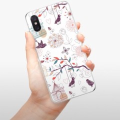 Odolné silikonové pouzdro iSaprio - Birds - Xiaomi Mi 8 Pro