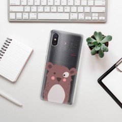 Odolné silikonové pouzdro iSaprio - Brown Bear - Xiaomi Mi 8 Pro