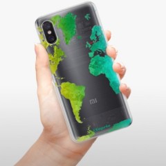 Odolné silikonové pouzdro iSaprio - Cold Map - Xiaomi Mi 8 Pro