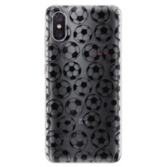 Odolné silikonové pouzdro iSaprio - Football pattern - black - Xiaomi Mi 8 Pro
