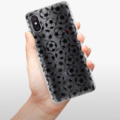 Odolné silikonové pouzdro iSaprio - Football pattern - black - Xiaomi Mi 8 Pro