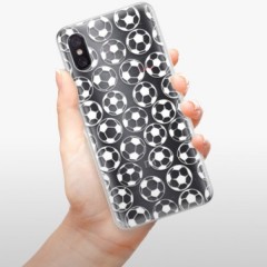 Odolné silikonové pouzdro iSaprio - Football pattern - white - Xiaomi Mi 8 Pro