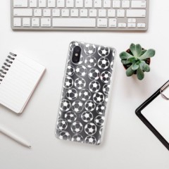 Odolné silikonové pouzdro iSaprio - Football pattern - white - Xiaomi Mi 8 Pro