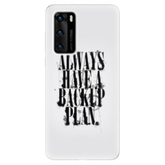 Odolné silikonové pouzdro iSaprio - Backup Plan - Huawei P40