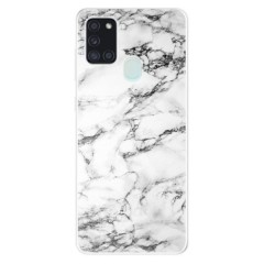 Odolné silikonové pouzdro iSaprio - White Marble 01 - Samsung Galaxy A21s