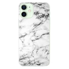 Odolné silikonové pouzdro iSaprio - White Marble 01 - iPhone 12 mini