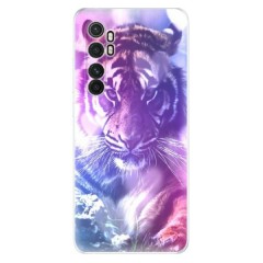Odolné silikonové pouzdro iSaprio - Purple Tiger - Xiaomi Mi Note 10 Lite
