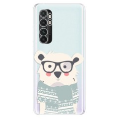 Odolné silikonové pouzdro iSaprio - Bear with Scarf - Xiaomi Mi Note 10 Lite