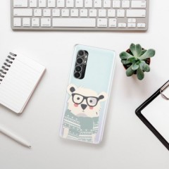 Odolné silikonové pouzdro iSaprio - Bear with Scarf - Xiaomi Mi Note 10 Lite