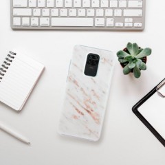 Plastové pouzdro iSaprio - Rose Gold Marble - Xiaomi Redmi Note 9