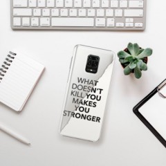 Plastové pouzdro iSaprio - Makes You Stronger - Xiaomi Redmi Note 9 Pro / Note 9S