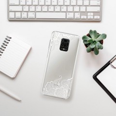 Plastové pouzdro iSaprio - White Lace 02 - Xiaomi Redmi Note 9 Pro / Note 9S