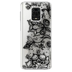 Plastové pouzdro iSaprio - Black Lace - Xiaomi Redmi Note 9 Pro / Note 9S