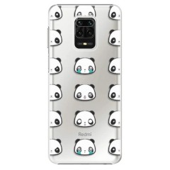 Plastové pouzdro iSaprio - Panda pattern 01 - Xiaomi Redmi Note 9 Pro / Note 9S