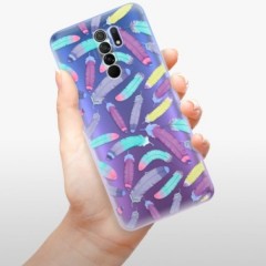 Odolné silikonové pouzdro iSaprio - Feather Pattern 01 - Xiaomi Redmi 9