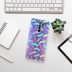 Odolné silikonové pouzdro iSaprio - Feather Pattern 01 - Xiaomi Redmi 9