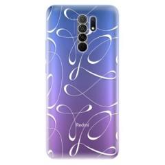 Odolné silikonové pouzdro iSaprio - Fancy - white - Xiaomi Redmi 9