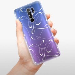 Odolné silikonové pouzdro iSaprio - Fancy - white - Xiaomi Redmi 9