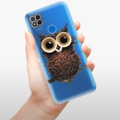 Odolné silikonové pouzdro iSaprio - Owl And Coffee - Xiaomi Redmi 9C