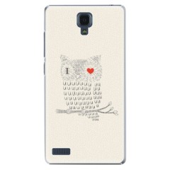 Plastové pouzdro iSaprio - I Love You 01 - Xiaomi Redmi Note