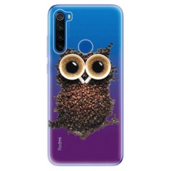 Odolné silikonové pouzdro iSaprio - Owl And Coffee - Xiaomi Redmi Note 8T