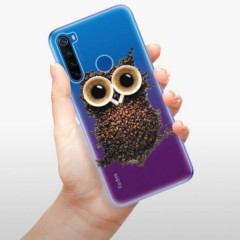 Odolné silikonové pouzdro iSaprio - Owl And Coffee - Xiaomi Redmi Note 8T