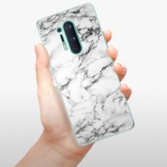 Odolné silikonové pouzdro iSaprio - White Marble 01 - OnePlus 8 Pro