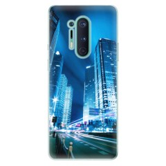 Odolné silikonové pouzdro iSaprio - Night City Blue - OnePlus 8 Pro