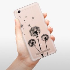 Plastové pouzdro iSaprio - Three Dandelions - black - Xiaomi Redmi 4A