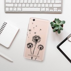 Plastové pouzdro iSaprio - Three Dandelions - black - Xiaomi Redmi 4A