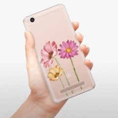 Plastové pouzdro iSaprio - Three Flowers - Xiaomi Redmi 4A