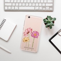 Plastové pouzdro iSaprio - Three Flowers - Xiaomi Redmi 4A