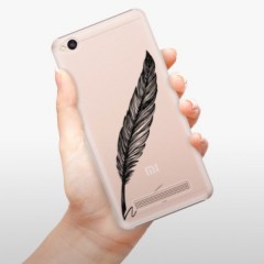 Plastové pouzdro iSaprio - Writing By Feather - black - Xiaomi Redmi 4A