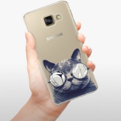 Plastové pouzdro iSaprio - Crazy Cat 01 - Samsung Galaxy A3 2016