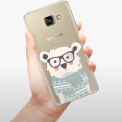Plastové pouzdro iSaprio - Bear with Scarf - Samsung Galaxy A3 2016