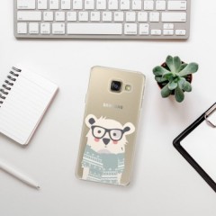 Plastové pouzdro iSaprio - Bear with Scarf - Samsung Galaxy A3 2016