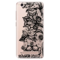 Plastové pouzdro iSaprio - Black Lace - Xiaomi Redmi 4A